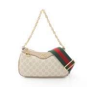 Pre-owned Leather gucci-bags Gucci Vintage , Beige , Dames