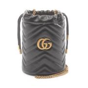 Pre-owned Leather gucci-bags Gucci Vintage , Black , Dames