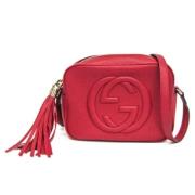 Pre-owned Leather gucci-bags Gucci Vintage , Red , Dames