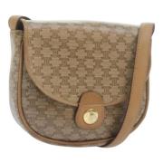 Pre-owned Leather celine-bags Celine Vintage , Beige , Dames