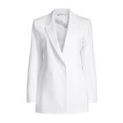 Managua Blazer Vrouwen Lange Mouw Max Mara Studio , White , Dames