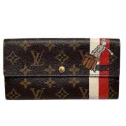 Pre-owned Canvas wallets Louis Vuitton Vintage , Brown , Dames