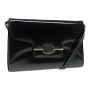 Pre-owned Leather shoulder-bags Gucci Vintage , Black , Dames