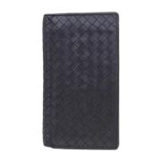 Pre-owned Leather wallets Bottega Veneta Vintage , Black , Dames