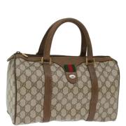 Pre-owned Leather gucci-bags Gucci Vintage , Beige , Dames