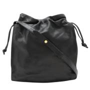 Pre-owned Leather shoulder-bags Loewe Pre-owned , Black , Dames