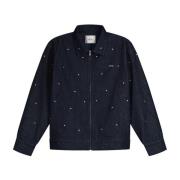 Hart Denim Jack Blauw Katoen Mannen Arte Antwerp , Blue , Heren