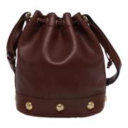 Pre-owned Leather shoulder-bags Salvatore Ferragamo Pre-owned , Brown ...