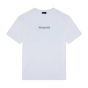 Wit Katoenen T-Shirt Regular Fit Paul & Shark , White , Heren