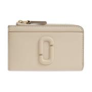 Leren portemonnee 'The J Marc' Marc Jacobs , Beige , Dames