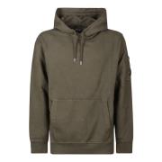 Diagonal Lens Sweatshirt C.p. Company , Green , Heren