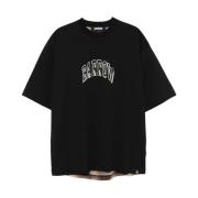 Jersey T-shirt Unisex Zwart Barrow , Black , Heren