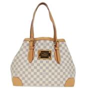 Pre-owned Canvas totes Louis Vuitton Vintage , Beige , Dames