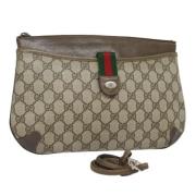 Pre-owned Leather gucci-bags Gucci Vintage , Brown , Dames