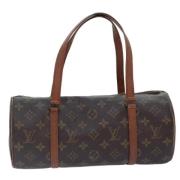 Pre-owned Canvas louis-vuitton-bags Louis Vuitton Vintage , Brown , Da...