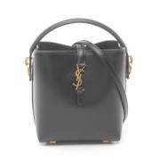 Pre-owned Leather handbags Yves Saint Laurent Vintage , Black , Dames