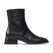 Klassieke zwarte leren enkellaarzen Vagabond Shoemakers , Black , Dame...