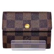 Pre-owned Canvas wallets Louis Vuitton Vintage , Brown , Dames