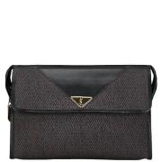 Pre-owned Canvas clutches Yves Saint Laurent Vintage , Black , Dames