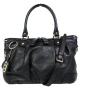 Pre-owned Leather gucci-bags Gucci Vintage , Black , Dames