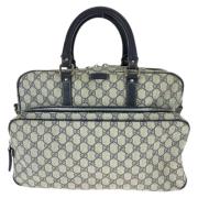 Pre-owned Canvas gucci-bags Gucci Vintage , Blue , Dames