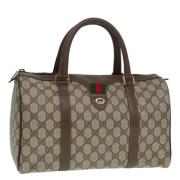 Pre-owned Canvas handbags Gucci Vintage , Beige , Dames