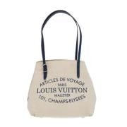 Pre-owned Canvas louis-vuitton-bags Louis Vuitton Vintage , White , Da...