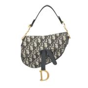 Pre-owned Canvas dior-bags Dior Vintage , Blue , Dames