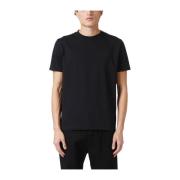 Zwart Katoen Regular Fit T-Shirt Iceberg , Black , Heren