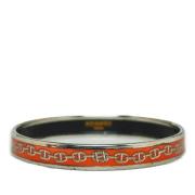 Pre-owned Metal bracelets Hermès Vintage , Orange , Dames