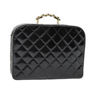 Pre-owned Leather handbags Chanel Vintage , Black , Dames