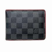 Pre-owned Canvas wallets Louis Vuitton Vintage , Gray , Heren