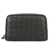 Pre-owned Leather wallets Bottega Veneta Vintage , Black , Dames