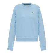 Sweatshirt met logo Lacoste , Blue , Dames