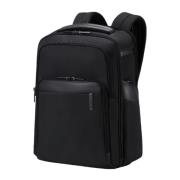 Zwarte rugzak met gerecycled PET-stof Samsonite , Black , Unisex