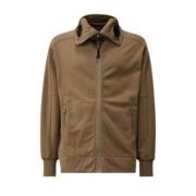 Verstelbare fleece jack met capuchon C.p. Company , Beige , Heren