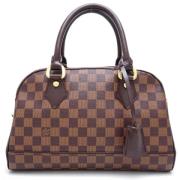 Pre-owned Canvas handbags Louis Vuitton Vintage , Brown , Dames