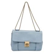 Pre-owned Leather shoulder-bags Chloé Pre-owned , Blue , Dames