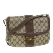 Pre-owned Leather gucci-bags Gucci Vintage , Beige , Dames