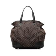 Pre-owned Canvas gucci-bags Gucci Vintage , Brown , Dames