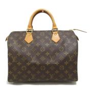 Pre-owned Canvas handbags Louis Vuitton Vintage , Brown , Dames