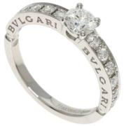 Pre-owned Platinum rings Bvlgari Vintage , Gray , Dames