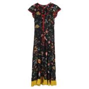 Pre-owned Silk dresses Valentino Vintage , Multicolor , Dames