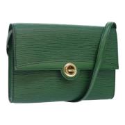 Pre-owned Leather louis-vuitton-bags Louis Vuitton Vintage , Green , D...