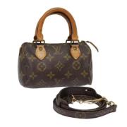 Pre-owned Canvas louis-vuitton-bags Louis Vuitton Vintage , Brown , Da...