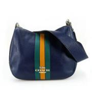 Pre-owned Leather shoulder-bags Coach Pre-owned , Blue , Dames