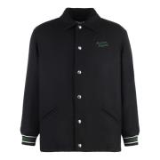 Geborduurde wollen bomberjack Maison Kitsuné , Black , Heren