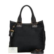 Pre-owned Canvas handbags Prada Vintage , Black , Dames