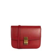 Pre-owned Leather celine-bags Celine Vintage , Red , Dames