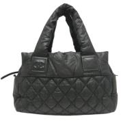 Pre-owned Canvas chanel-bags Chanel Vintage , Black , Dames